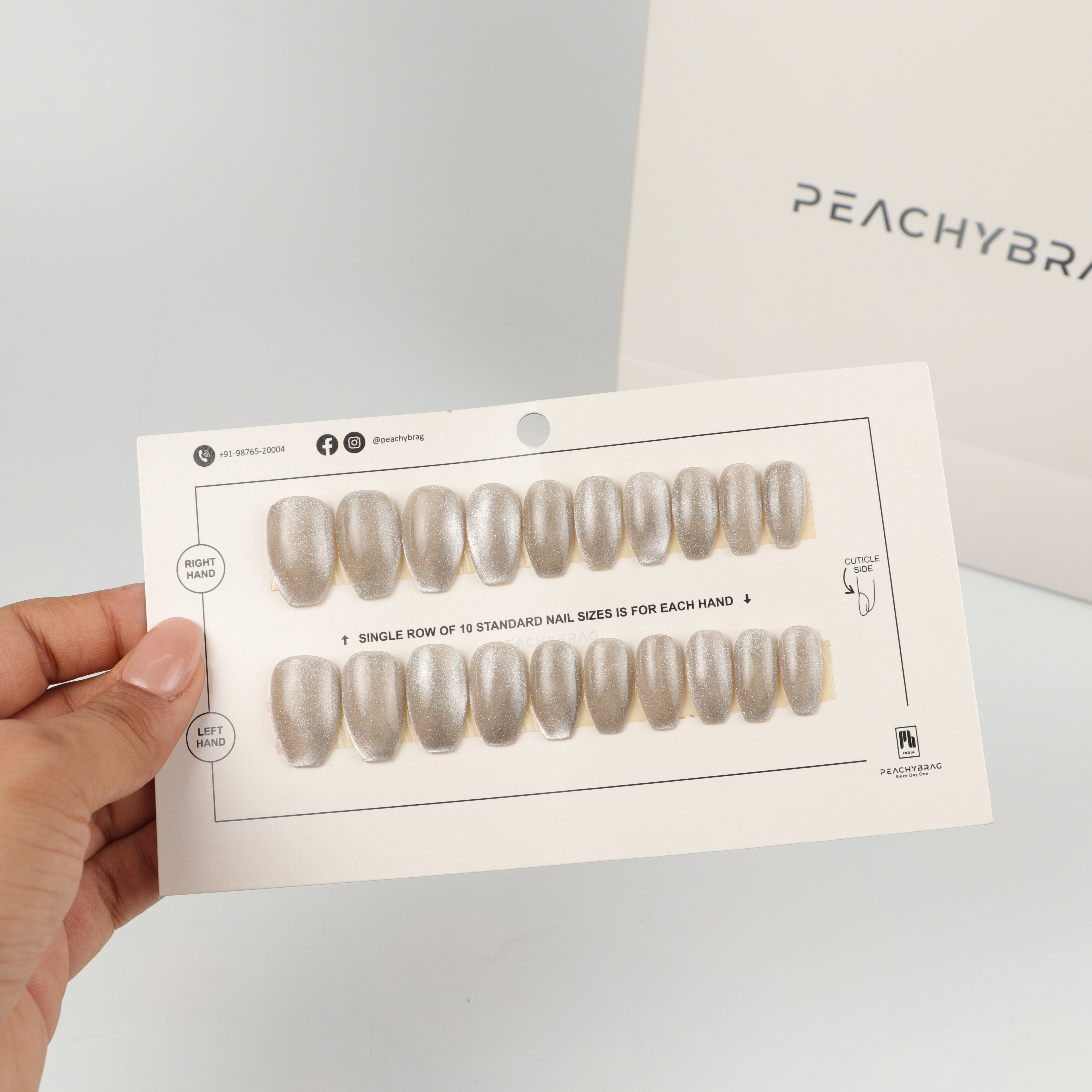 Moon Cateye Nails
