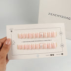Snow Deer press-on nail set of 20 in standard sizes