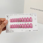 Empress Bow reusable press-on nails for an at-home manicure