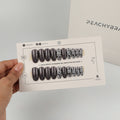 Midnight Rose press-on nails, premium reusable nail set