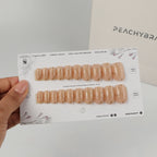 Nude Wave press-on nails, premium reusable nail set