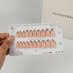 Wild Glam press-on nail set of 20 in standard sizes