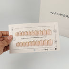 Princess Crown press-on nail set of 20 in standard sizes