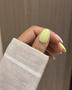 Sunny Squeeze reusable press-on nails for an at-home manicure