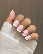 Cherry Bliss press-on nails, premium reusable nail set