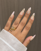 Majestic Blush press-on nail set of 20 in standard sizes