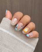 Sunny Beach press-on nails, exclusive reusable nail set