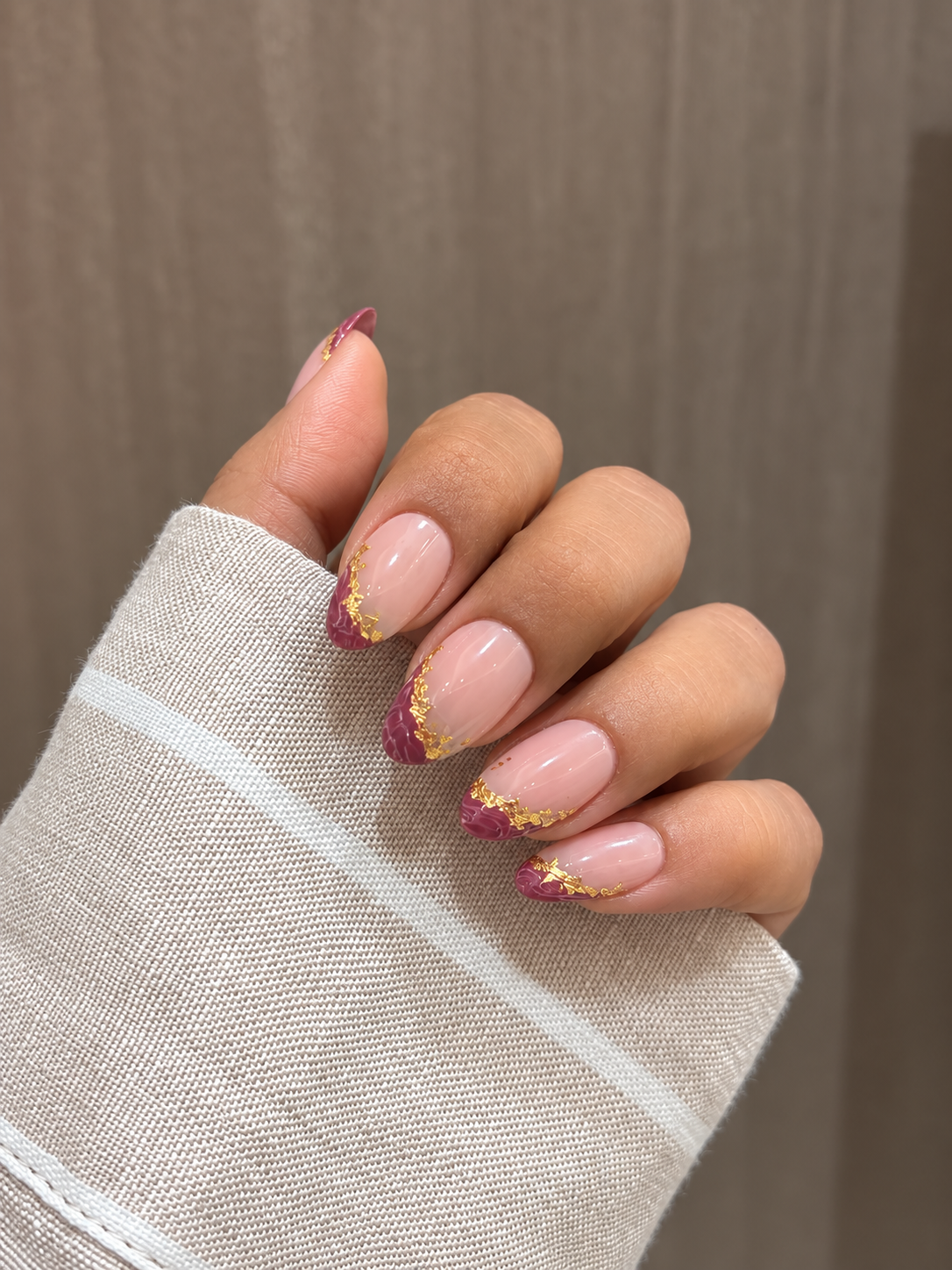 Foil Veil press-on nails, exclusive reusable nail set