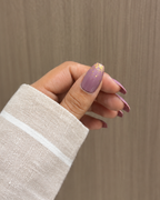 SparkLand Purple reusable press-on nails for an at-home manicure
