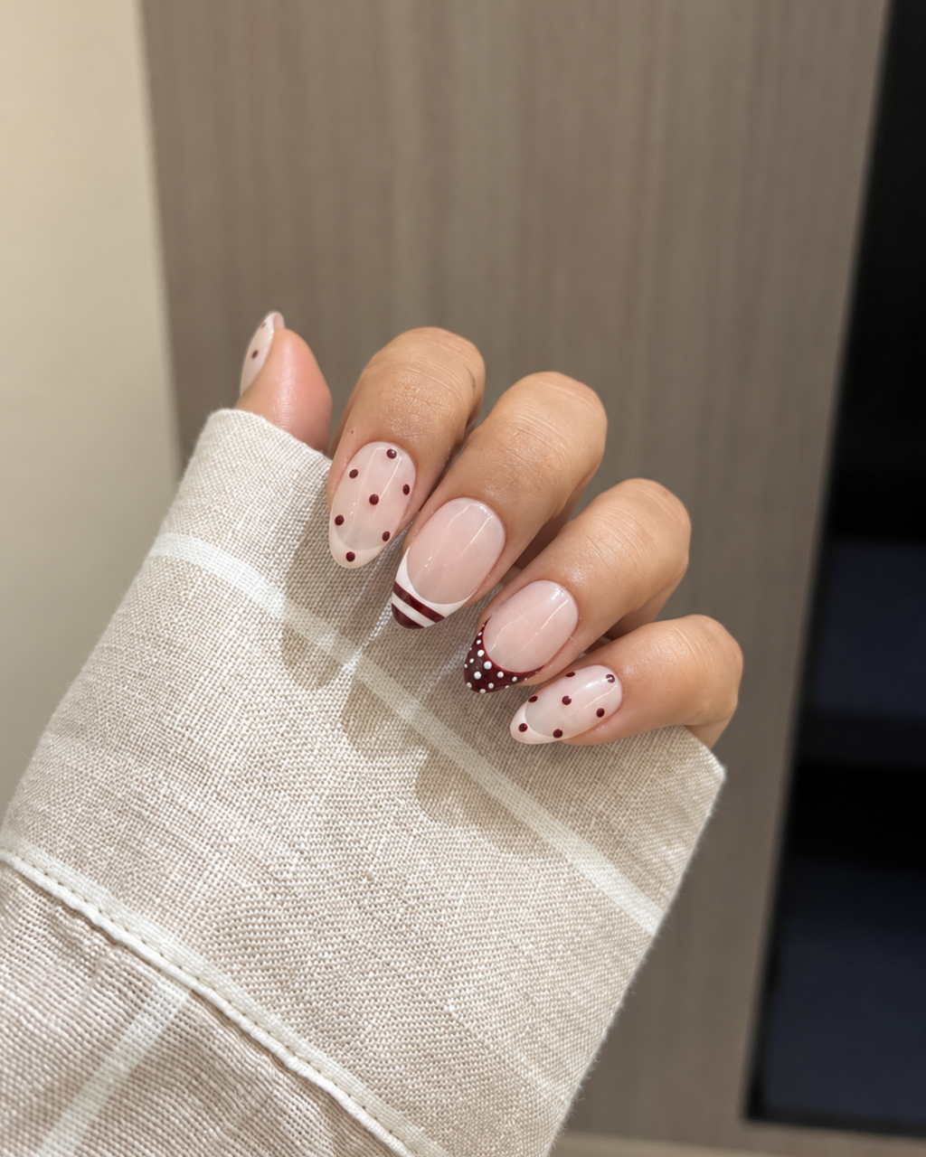 Sweet Polka Nails