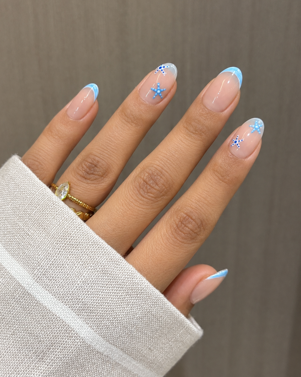 Starfish BLUE Nails
