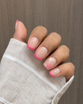 Starfish Pink press-on nails, premium reusable nail set