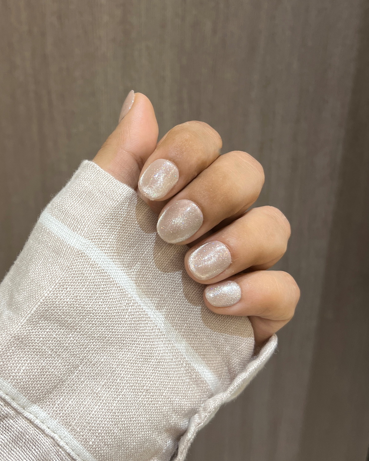 Mocha Mist Cateye Nails