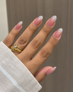 FairyLand Rose press-on nail set of 20 in standard sizes