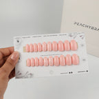 Chevron reusable press-on nails for an at-home manicure