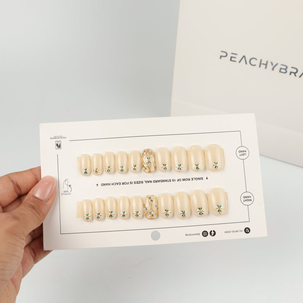 Noorzaar reusable press-on nails for an at-home manicure