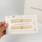 Noorzaar press-on nail set of 20 in standard sizes