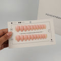 Milky Soft Pink Solid Press Ons