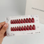 Champagne Wine press-on nail set of 20 in standard sizes
