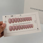 Pearl Glam false nails, designer press-on design