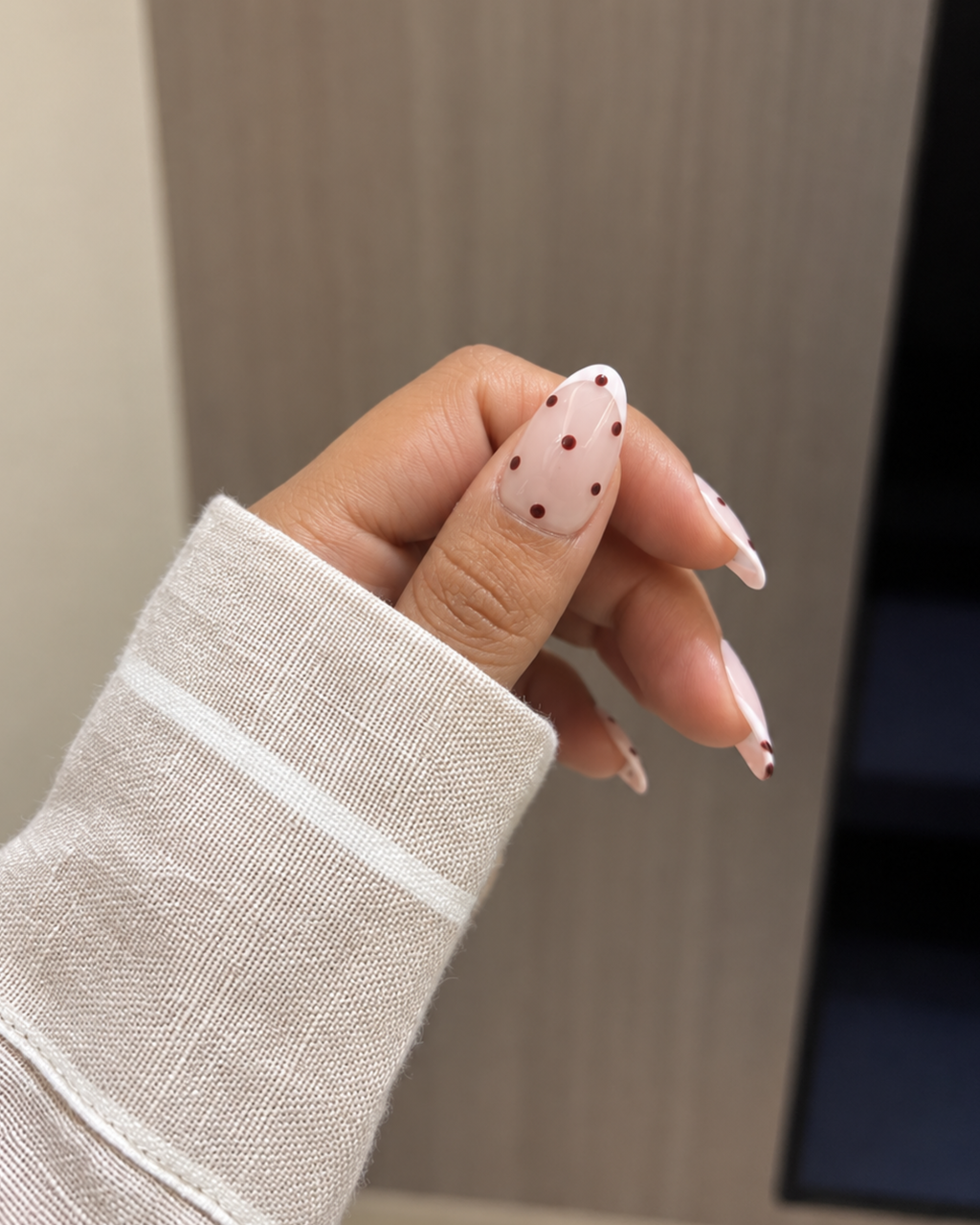 Sweet Polka Nails
