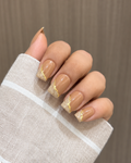Foil Veil Nude press-on nails, exclusive reusable nail set