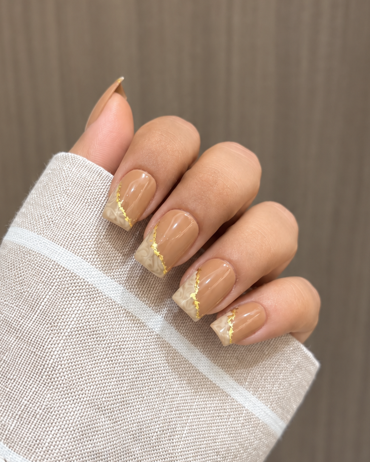 Foil Veil NUDE Nails