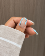 Sunny Beach reusable press-on nails for an at-home manicure