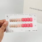 Coral Curve reusable press-on nails for an at-home manicure