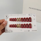 Mirror Mosaic reusable press-on nails for an at-home manicure