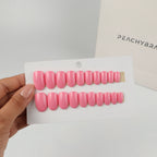 Beauty Blush press-on nails, classic reusable nail set