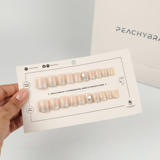 Crystal Cateye Nails