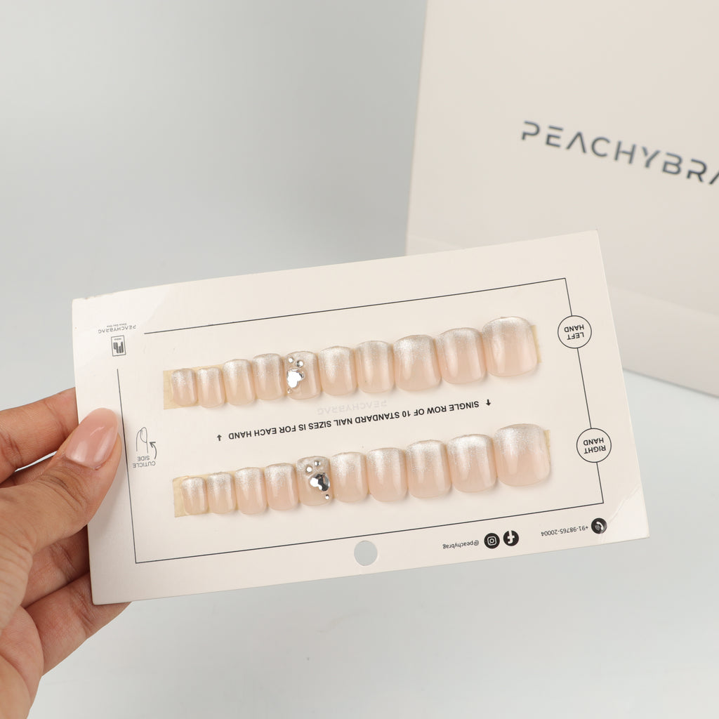 Crystal Cateye Nails