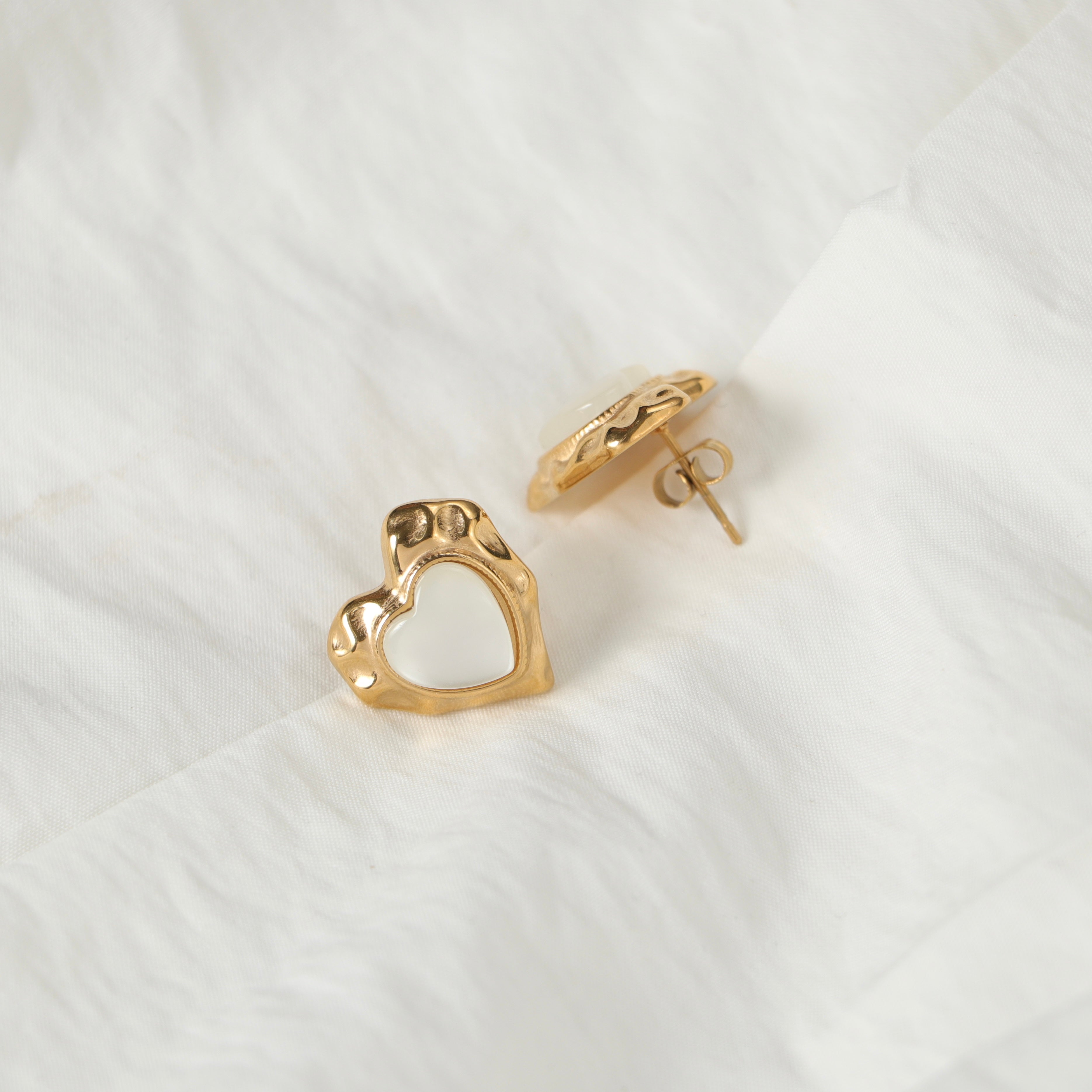 Mist Heart Earrings