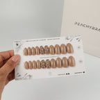 Desert Leopard reusable press-on nails for an at-home manicure