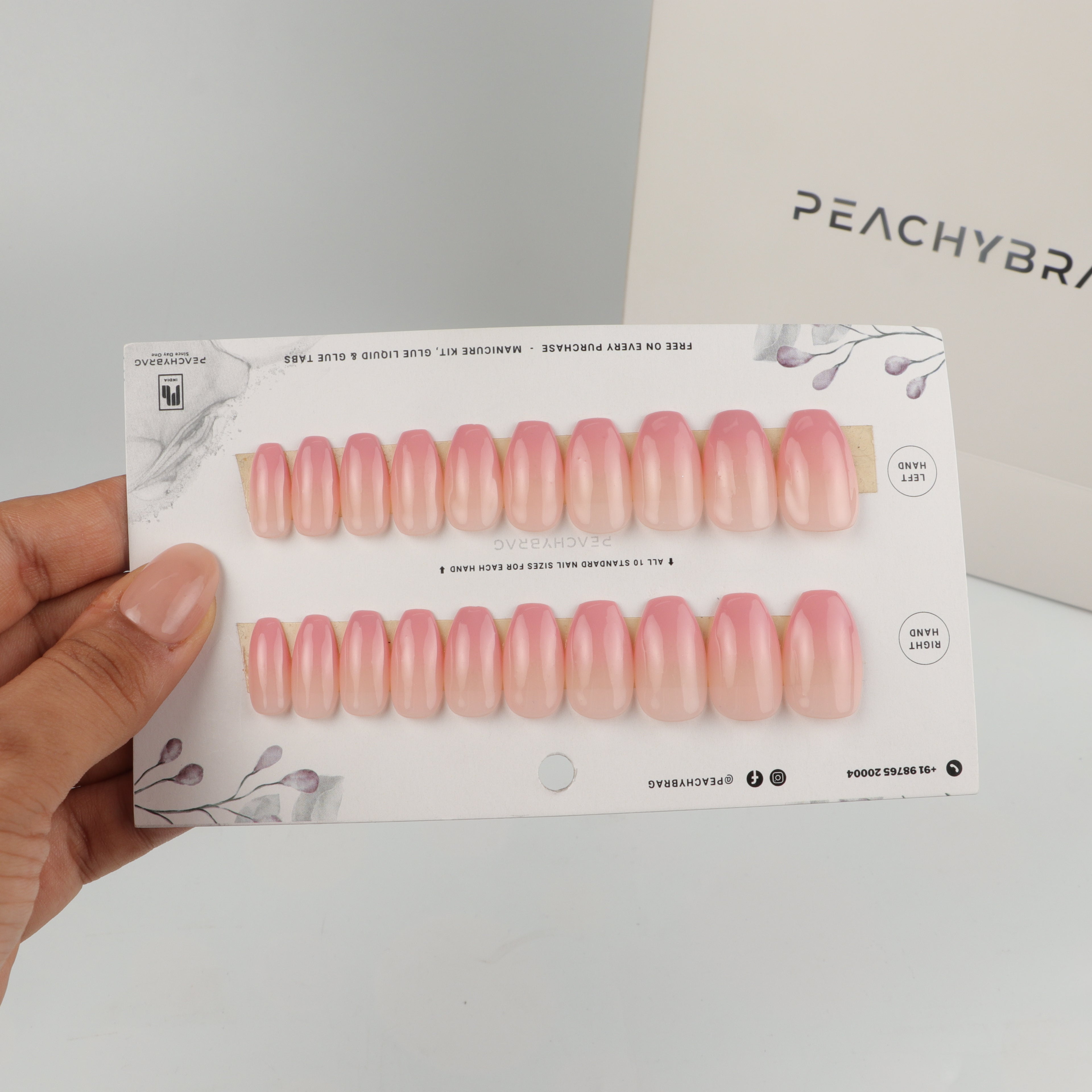Blush Ombre Nails