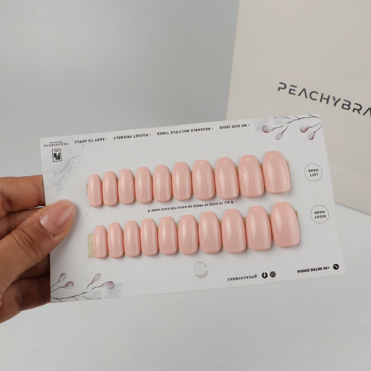 Happy Soul press-on nails, classic reusable nail set