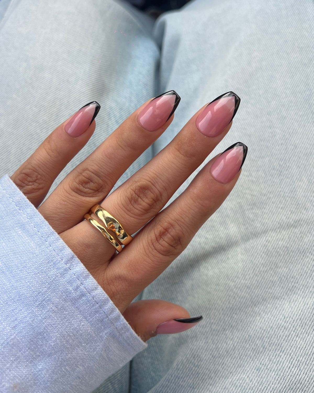 Dusky Rose Tips
