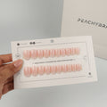 FairyDust Pink press-on nails, premium reusable nail set