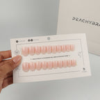 FairyDust Pink press-on nails, premium reusable nail set