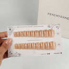 Starland Nude press-on nails in almond, coffin, oval, round and square shapes