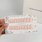 Starland Pink press-on nail set of 20 in standard sizes
