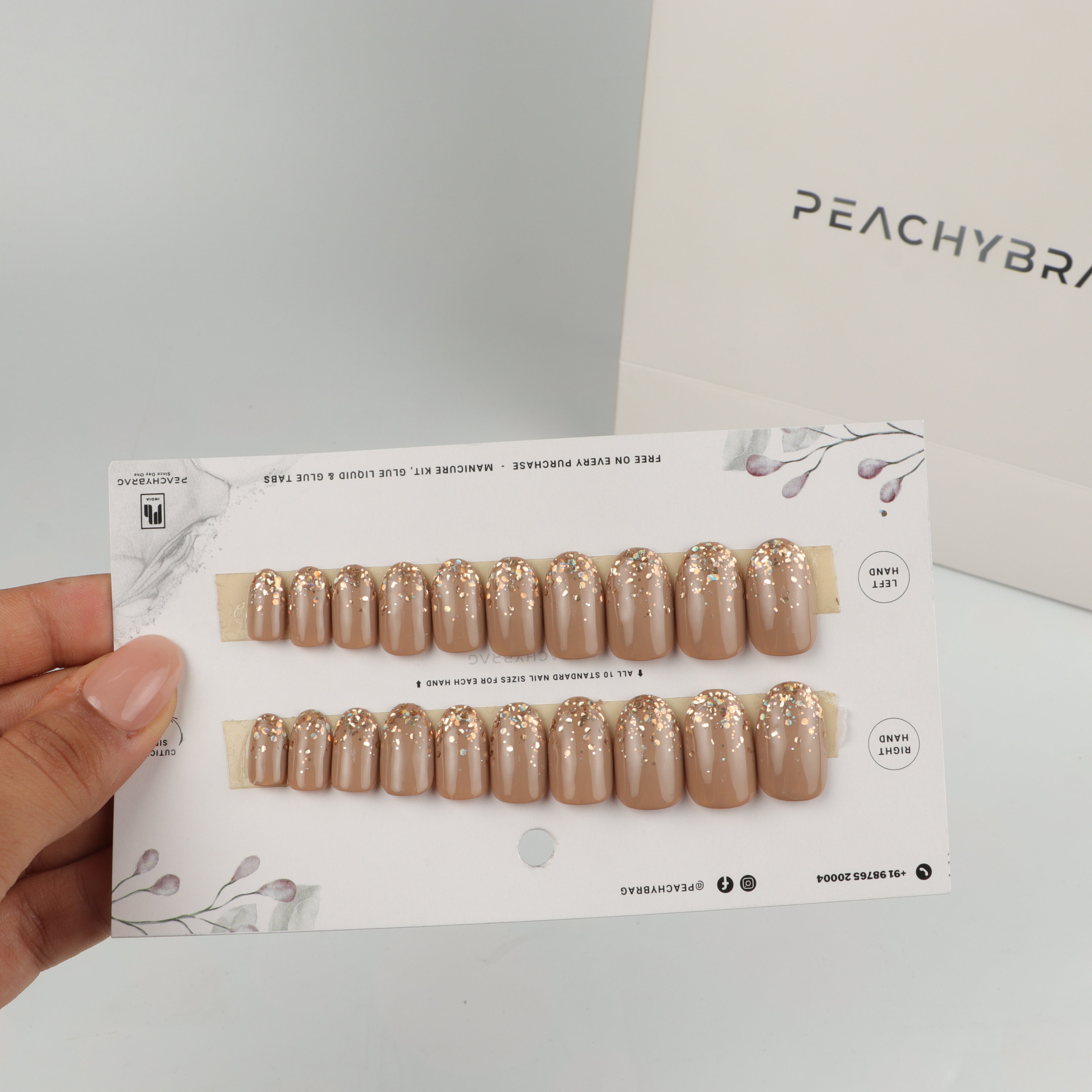 SparkLand BEIGE Nails