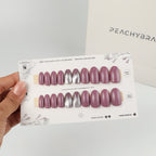 Bossy Cat press-on nail set of 20 in standard sizes