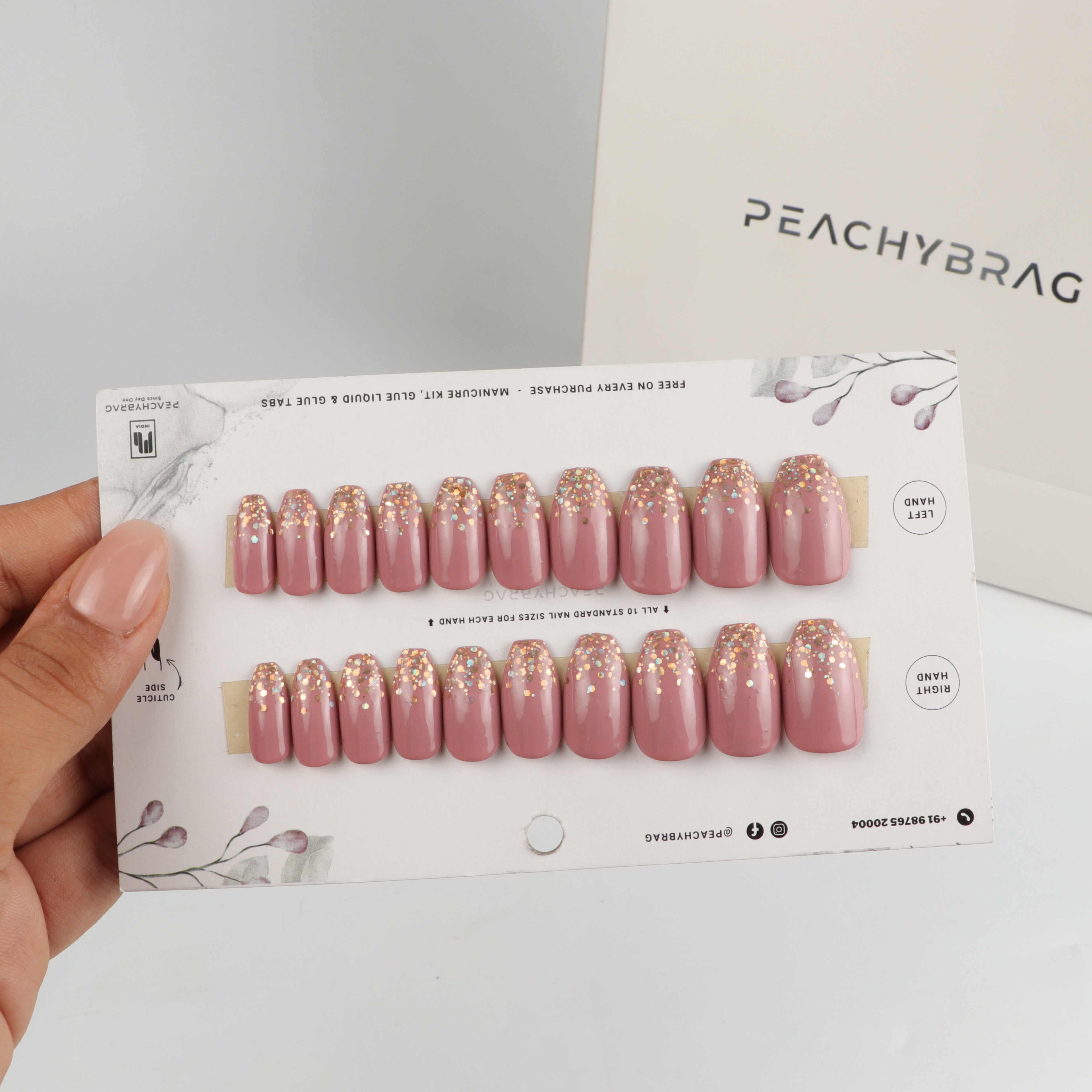 SparkLand PINK Nails