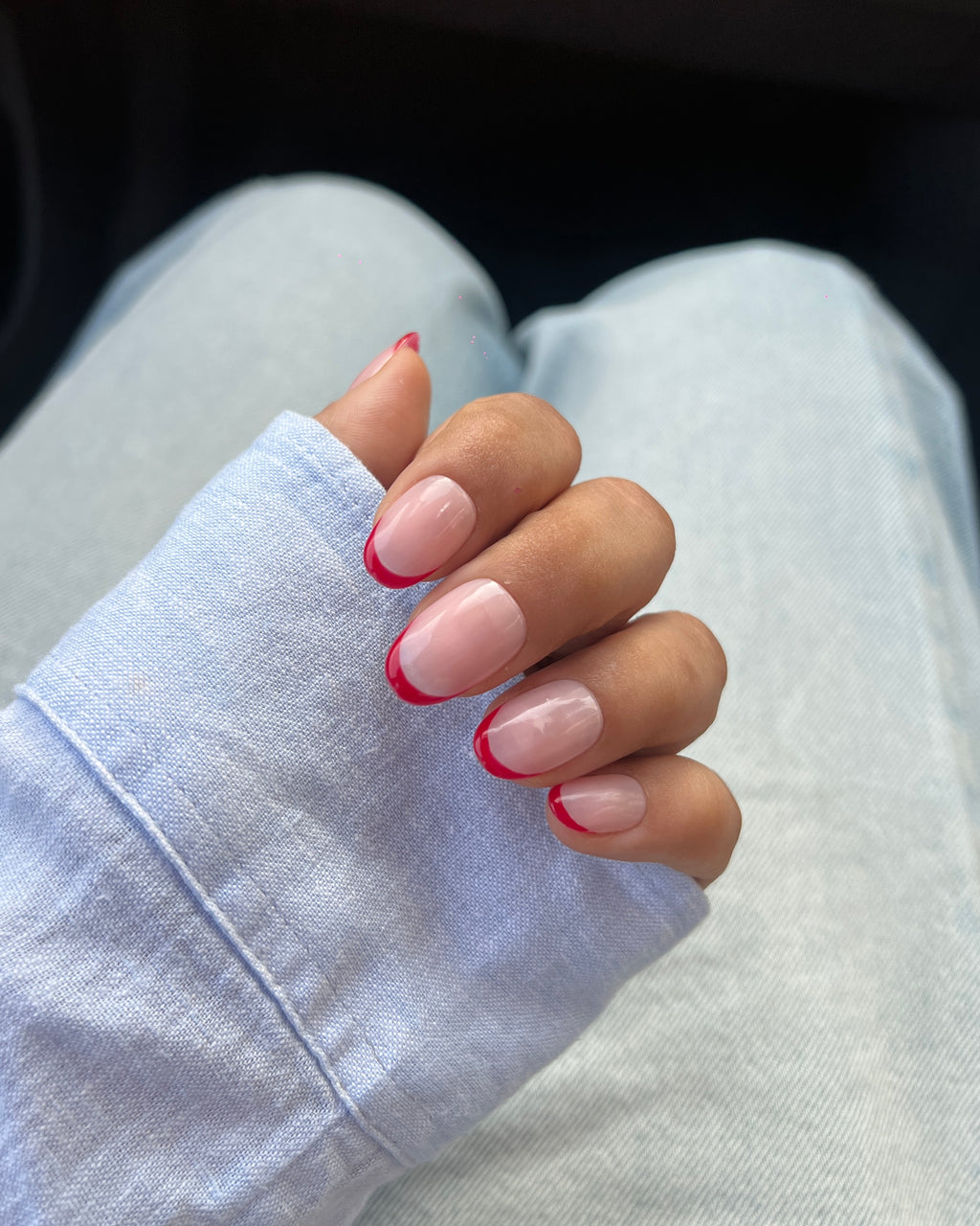 Red French Tips