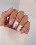 Flora Fab press-on nails, designer reusable nail set