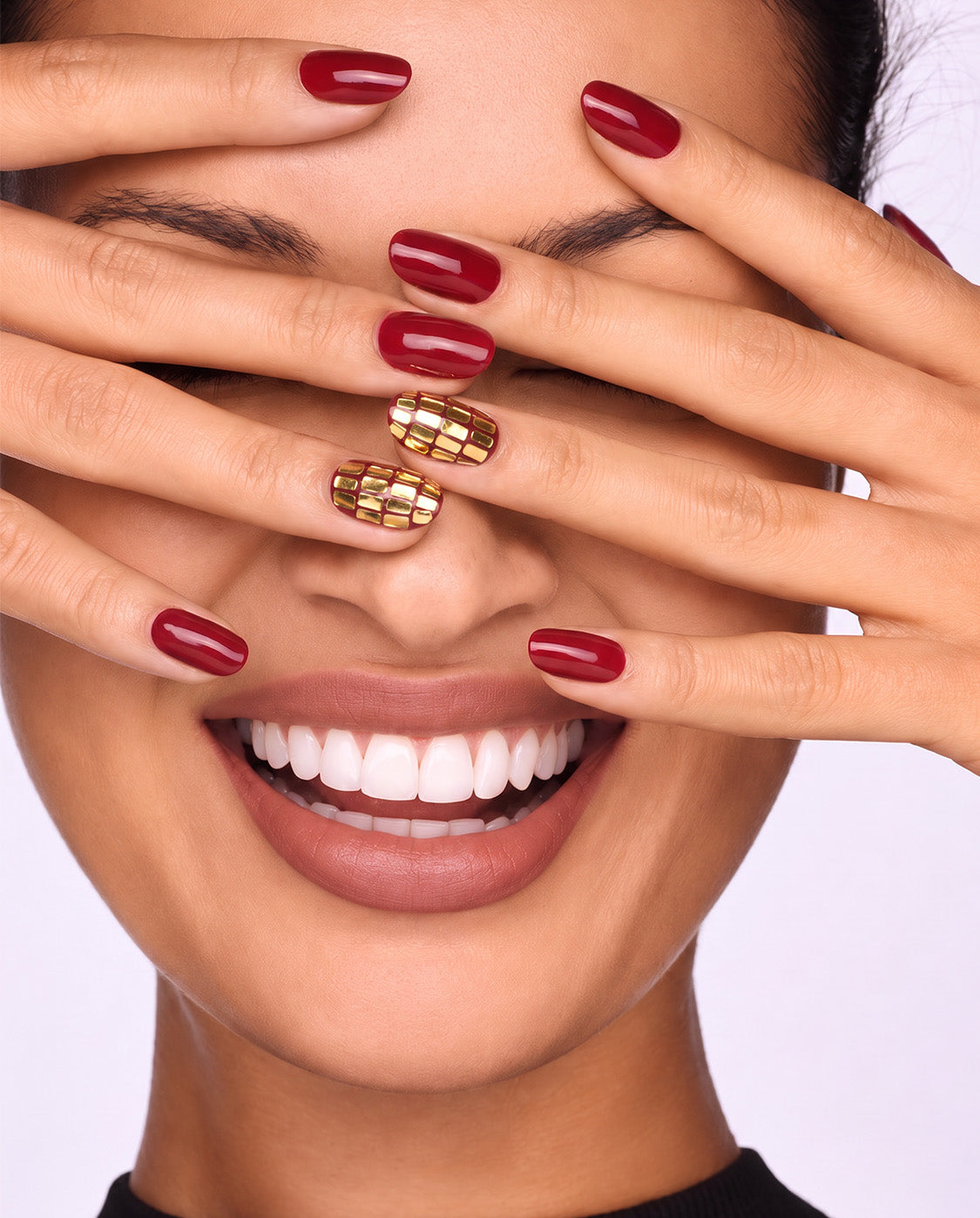Mirror Mosaic Nails
