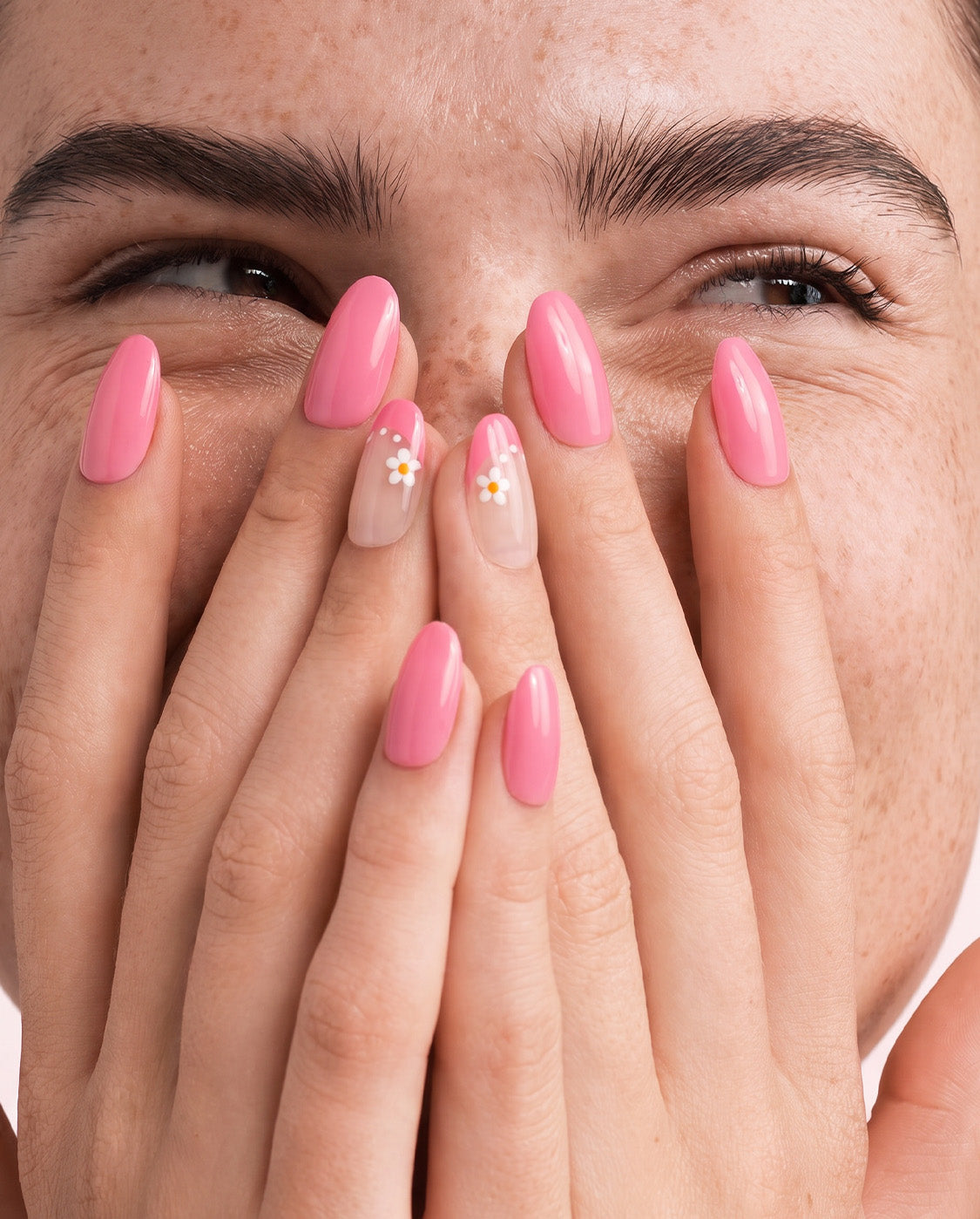 Flora PINK Nails