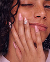 Pink Orchid Nails